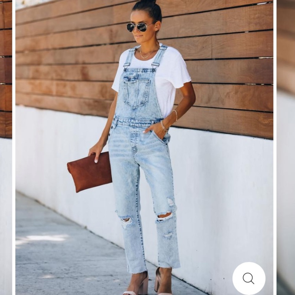 Vici denim over all jeans